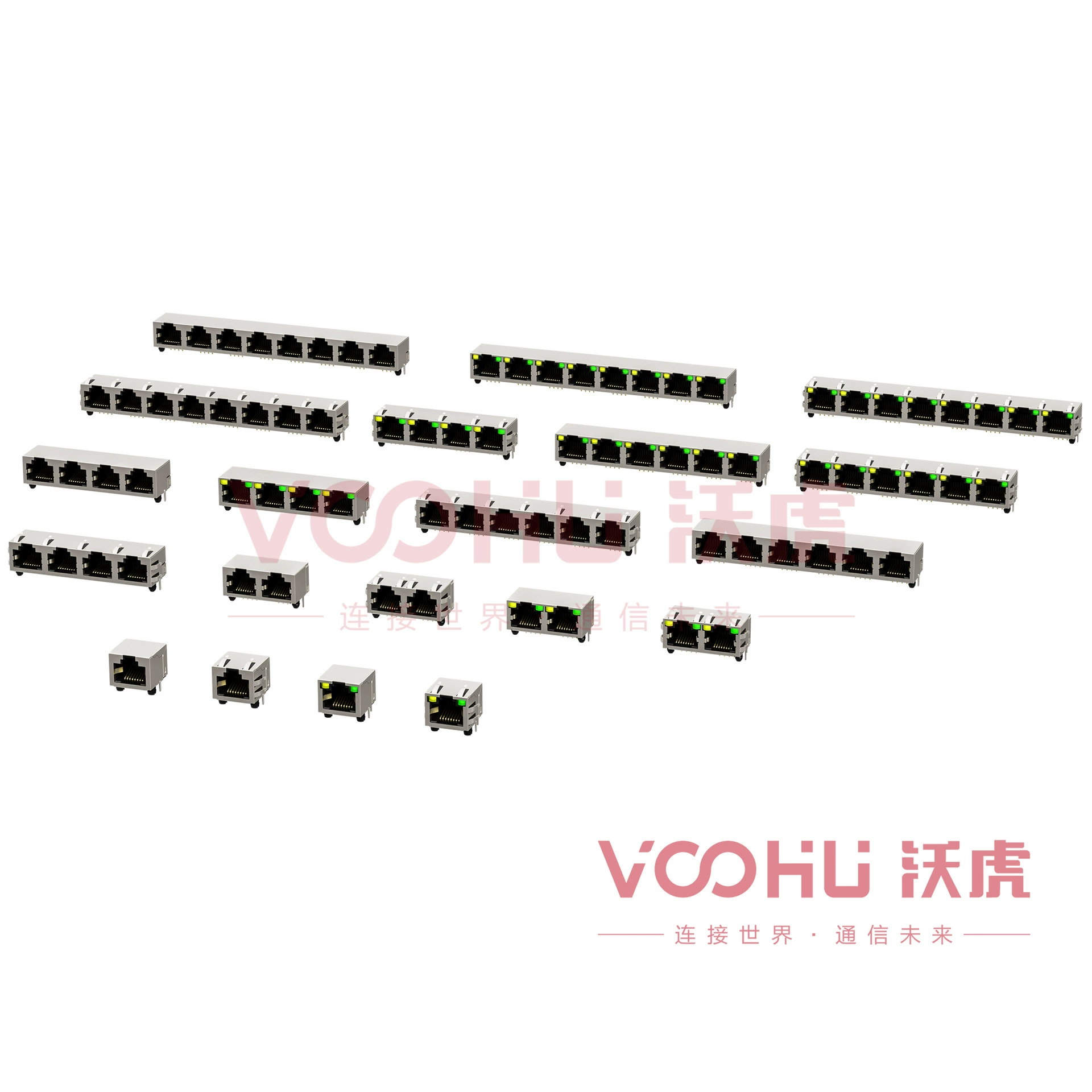 SYT56221118HWA1D1Y1 однопортовый 10P8C бесламповый сетевой интерфейс RJ45 разъем