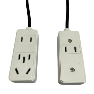 Nine-hole with line small plug monitoring electromechanical box plug camera power socket security cabinet four-way AC interface