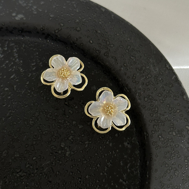 H04#花朵蚊香盘耳夹