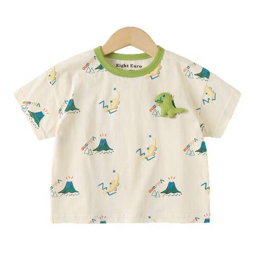Righto European-style Boys' Short-Sleeve T-Shirt Summer Wear Kids' Clothing Children's & Baby Clothes for Little Boys—Lightweight Summer Garments