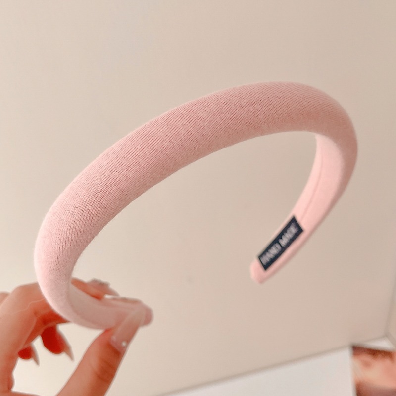 Alta sensibilidad al aro de cabello para mujeres red2024 nuevo estilo para salir correa de cabello universal lavar la cara aro de cabello de borde ancho prensado tarjeta de cabello toque