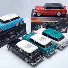 新款WS-1955蓝牙音箱创意炫酷造型车模雪佛兰老爷车模型蓝牙音响