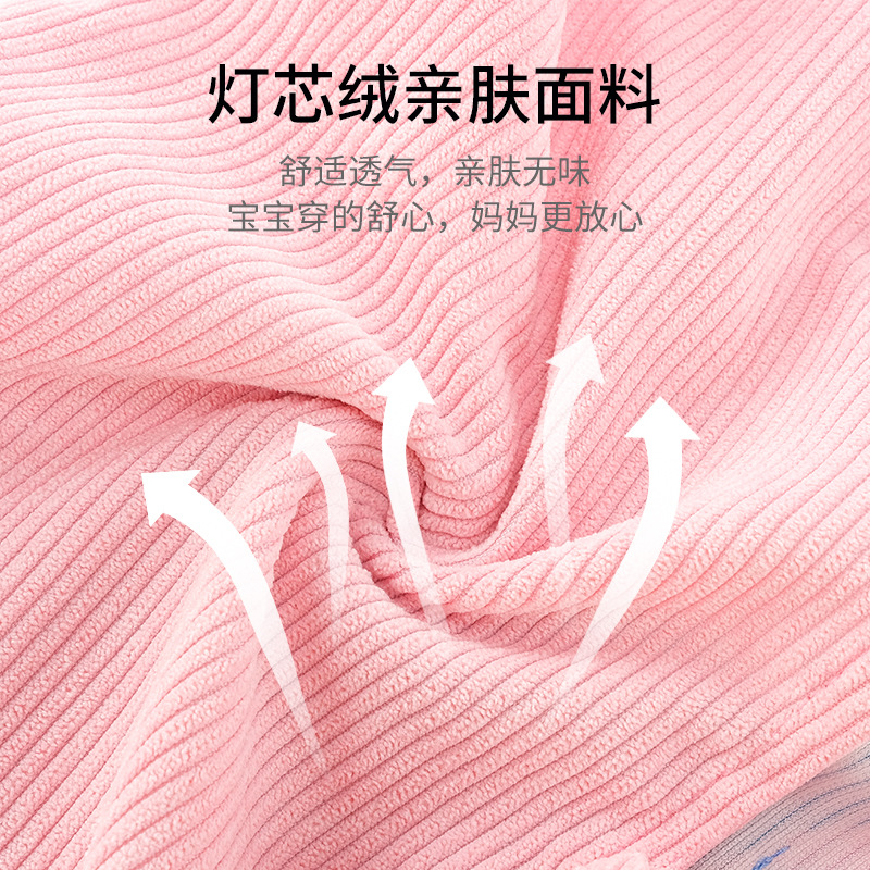 Disney children's overcoat baby eating bib waterproof anti-dirty boys and girls apron autumn and winter outer wear anti-dressing