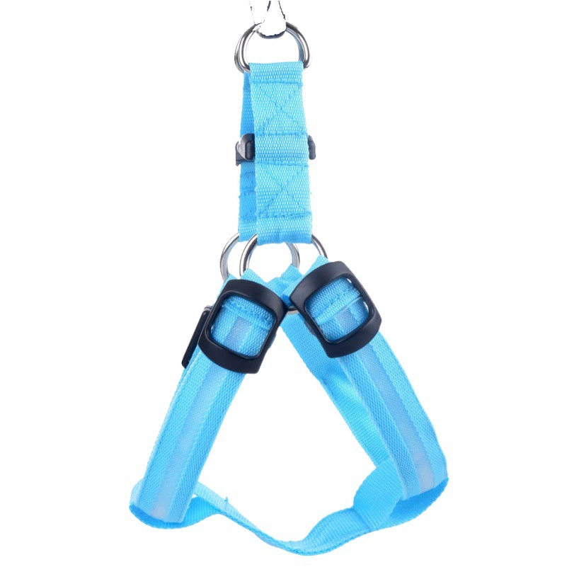 Amazon светодиодные товары для домашних животных светодиодный светящийся нагрудный ремень для собак средних и больших собак светящийся светодиодный светильник для аквариума для собак