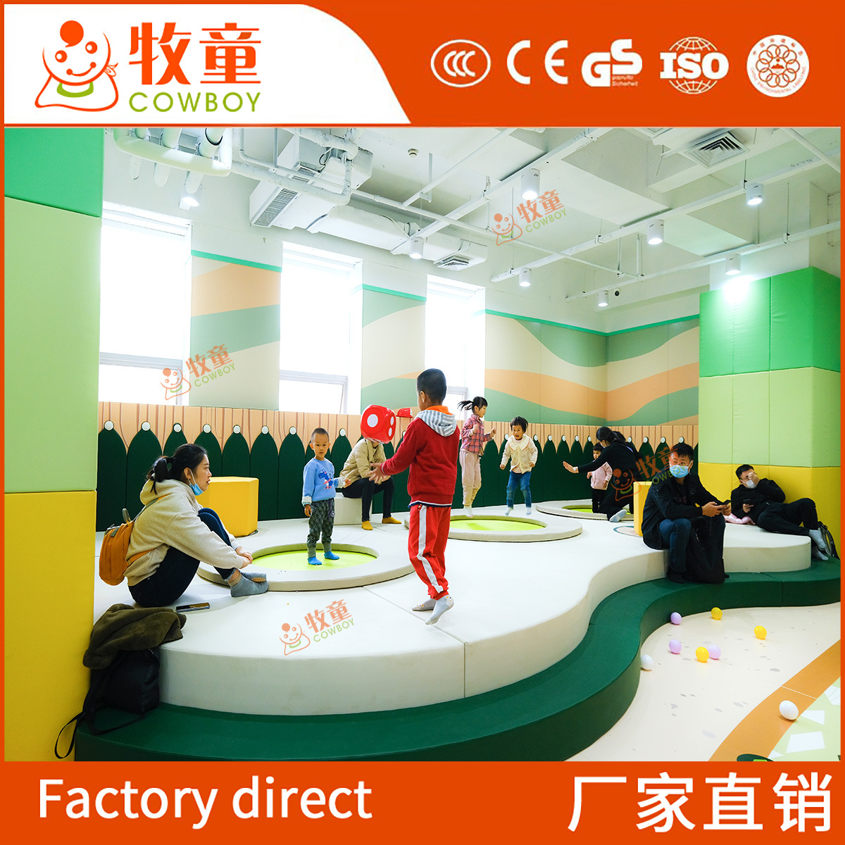 High-end Castillo travieso parque infantil gran jardín de infantes de interior equipo de juegos padre-hijo Parque de Atracciones instalaciones fabricante