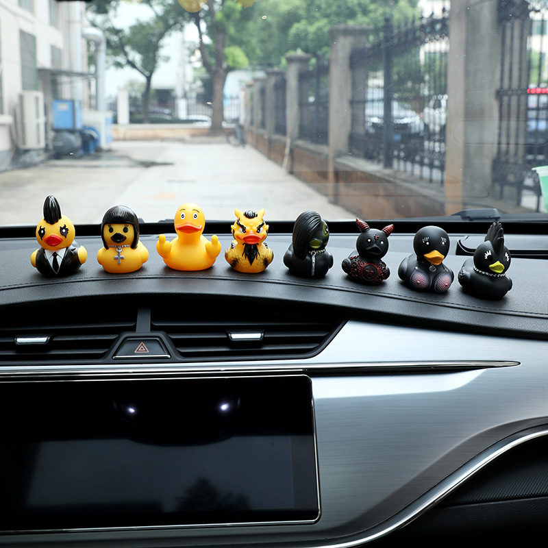 Cross-border new car ornaments creative decompression rocking music car electric car decoration ornaments cute desktop ornaments
