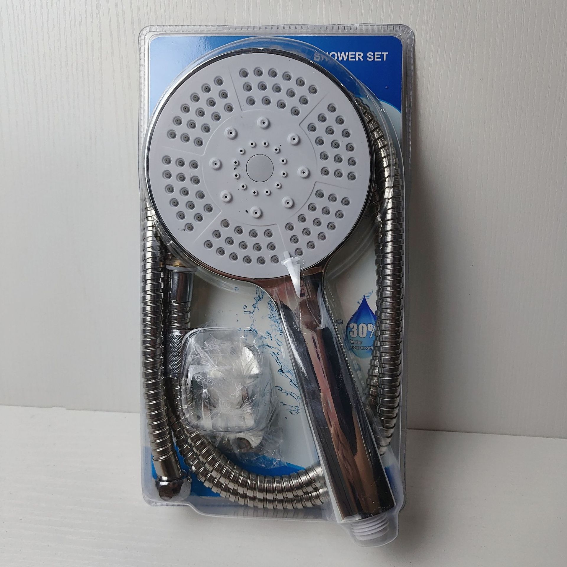 Comercio exterior al por mayor pequeño conjunto de ducha de tres piezas conjunto de ducha de tubo de ducha base conjunto de ducha