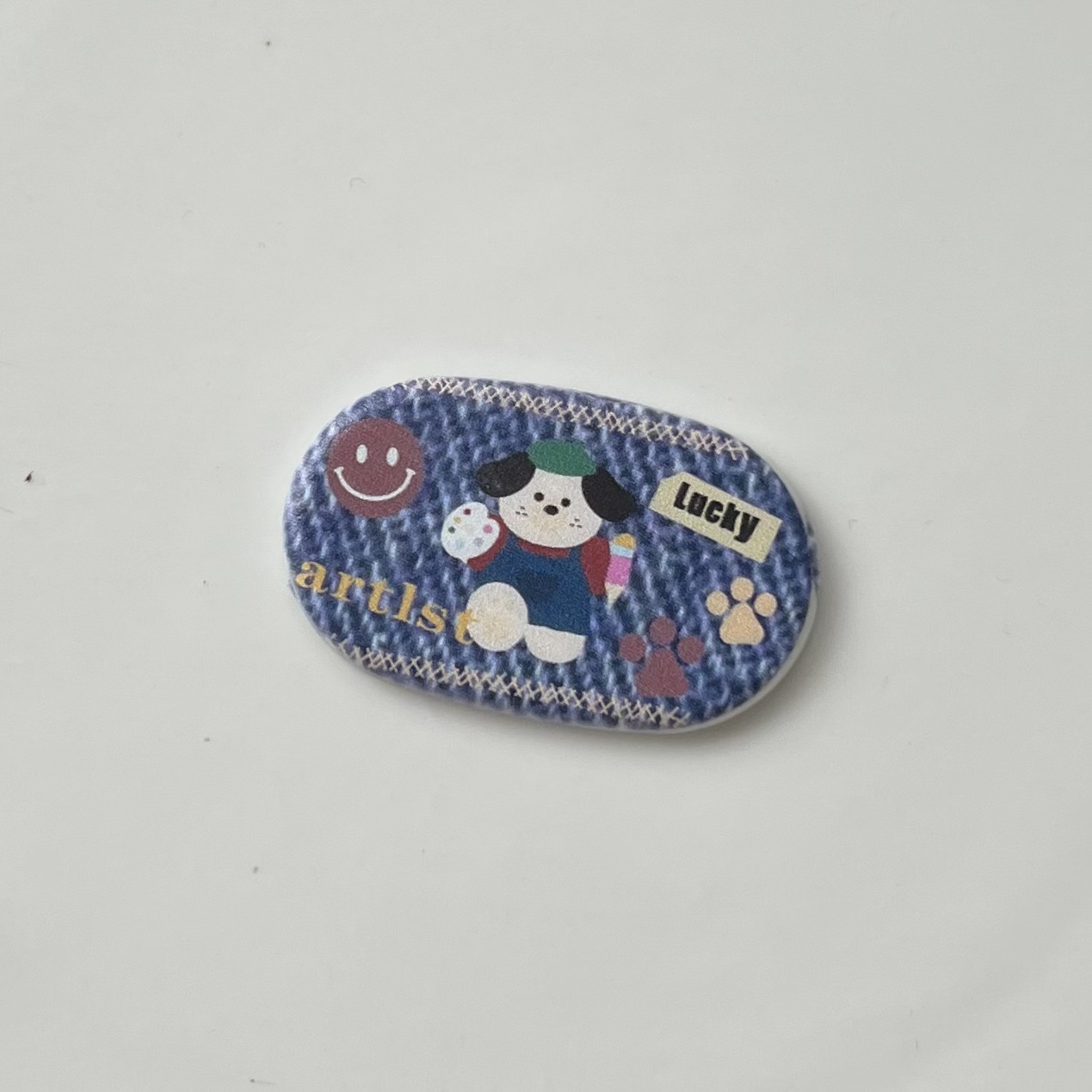 카우보이 타원형 [웃는 강아지]]