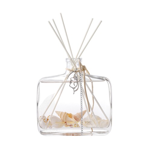 New 100ml square bottle conch fireless aromatherapy ornaments indoor living room bathroom perfume home freshener