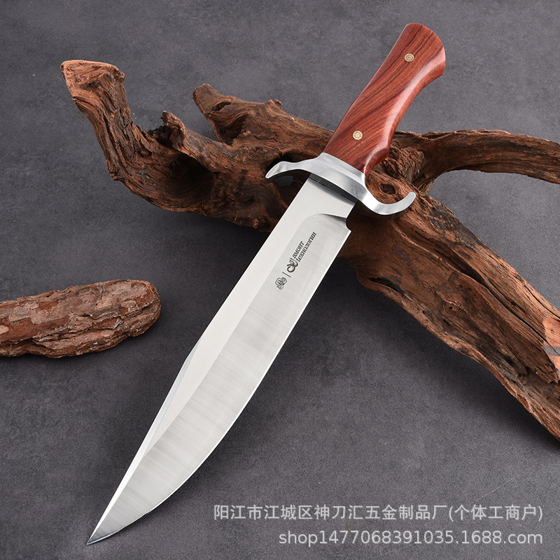 新しい国境を越えた輸出ホット販売キール一体型ボーイアウトドアストレートナイフアウトドアキャンプサバイバルポータブル戦術ストレートナイフ|undefined
