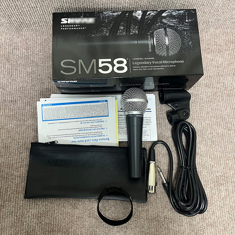 外贸SM58LC有线动圈麦克风无开关专业手持麦克风墨西哥有线话筒