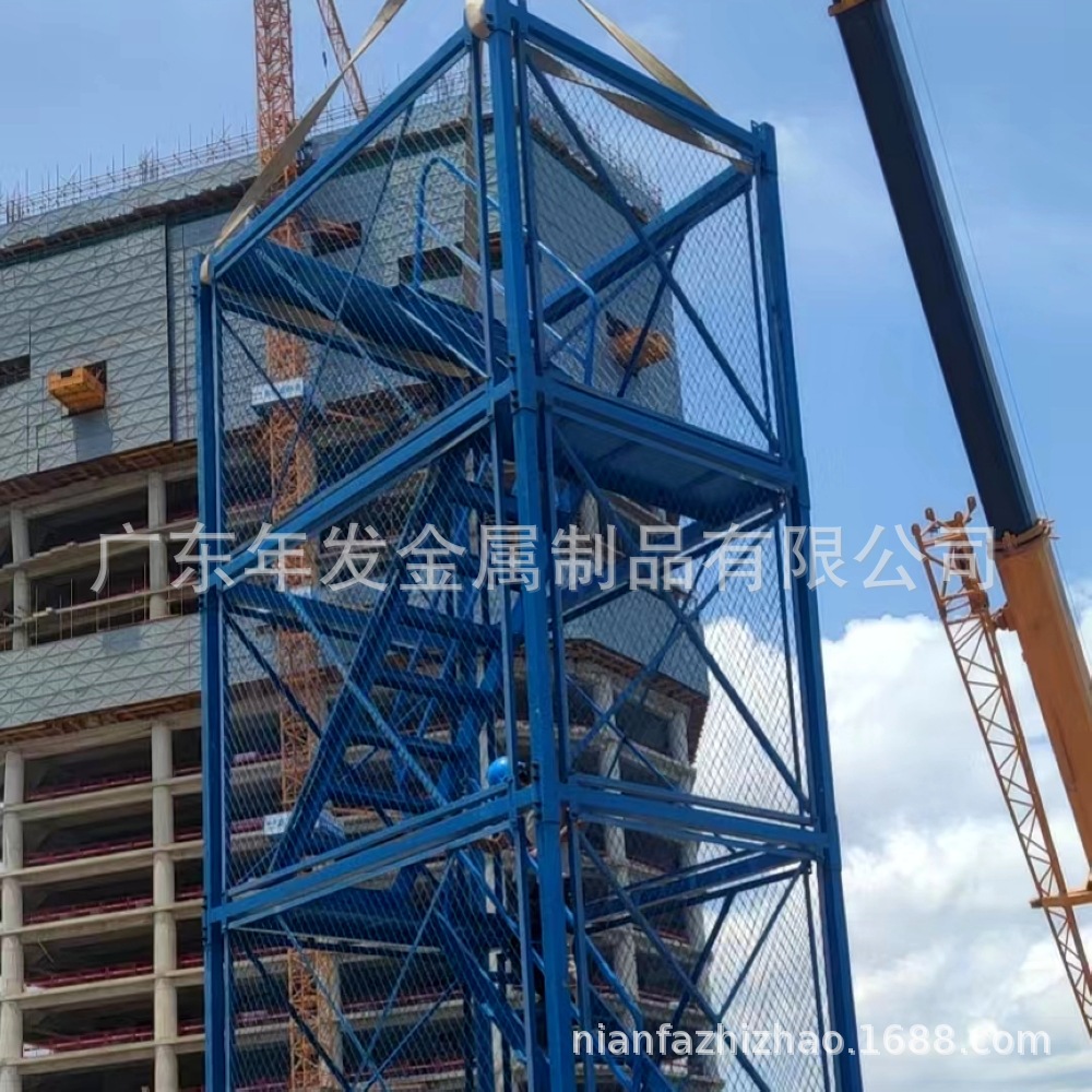 施工安全梯笼 组合式梯笼盖梁平台墩柱平台 框架组合式梯笼