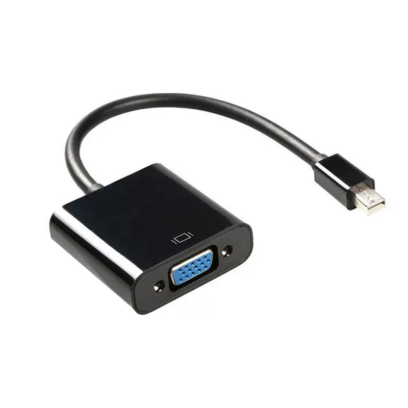 mini dp转vga高清转接线电脑投屏连接线雷电口迷你DP转VGA连接线