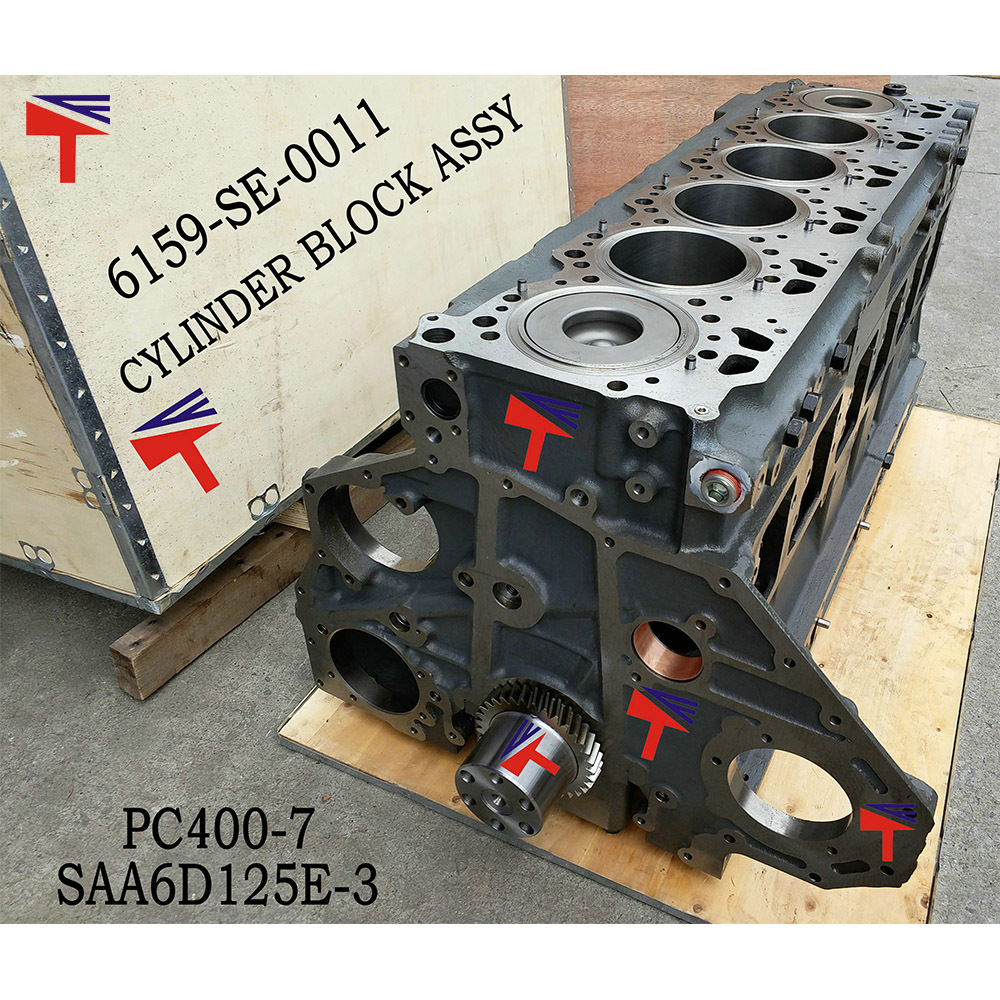 PC400-7发动机中缸体总成6159-SE-0011单缸体6154-21-1100