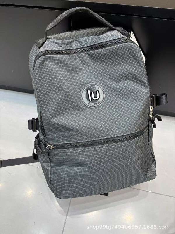ルルの新しいバックパック 22L ニュークルー テクスチャー 通勤バッグ 大容量 軽量 防水 ファッション メンズ レディース|undefined