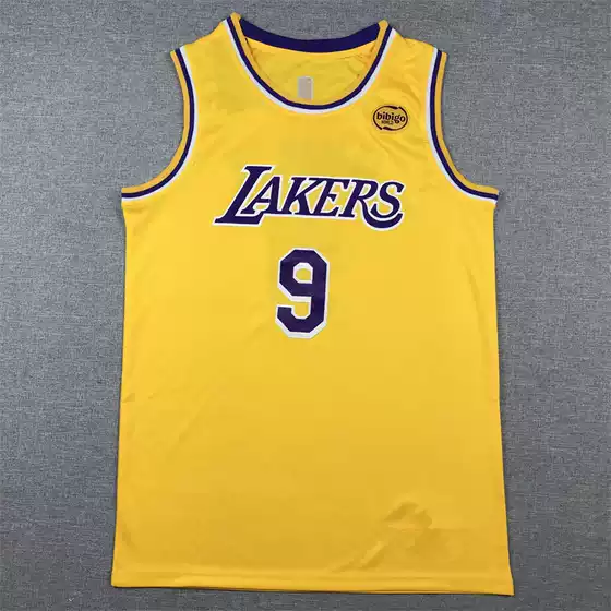 Embroidered jersey Lakers 9 James II Brownie JAMES JR. Basketball Suit Bronny James