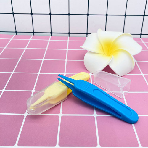 Baby toiletries, baby booger clips, baby daily care cleaning tweezers, round head safety clips wholesale
