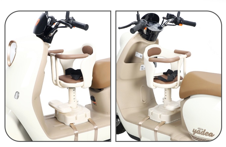 Electric Vehicle Child Seat Front-Mounted and Rotatable, Suitable for Yadi Emma Bell Motorcycle Battery Car Baby Safety Seat