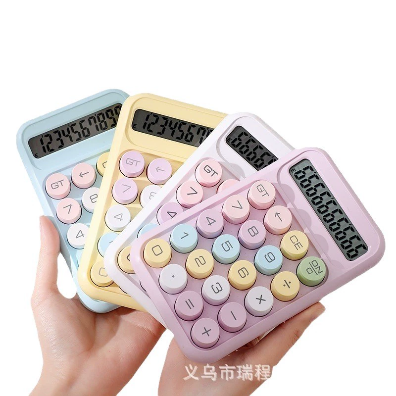 [819 高颜值小清新计算器10位数多巴胺计算器办公计算器批发]