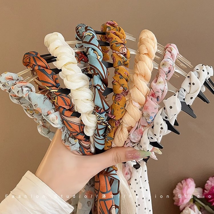 Verano nuevo estilo fresco con diadema de dientes, peine ondulado, diadema superior del cráneo alto, las mujeres usan accesorios para el cabello retro del palacio