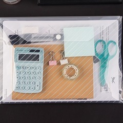 Special Thick File Bag with Large Capacity Transparent Zipper Bag A4 Plastic Archival Bag Waterproof Data Exam Bag Wholesale