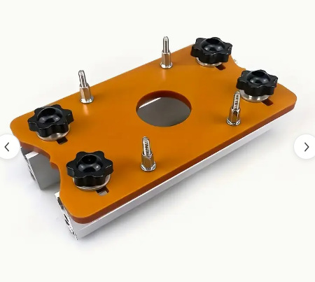 Sujetador invisible 2 en 1, estante ranurado, máquina recortadora de mano, máquina de grabado, localizador ranurado, molde para carpintería de gabinete