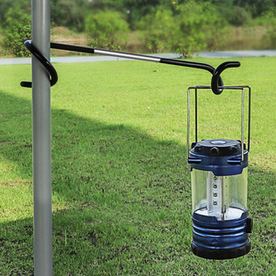 Outdoor air lamp hook camping multi-functional metal two-way tent lamp pig tail hook S-type double-headed storage hook