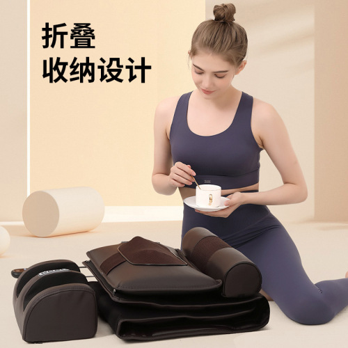 Shoulder, neck and waist massage mattress multifunctional electric lumbar massager leg kneading foot massage machine cushion massage lying cushion
