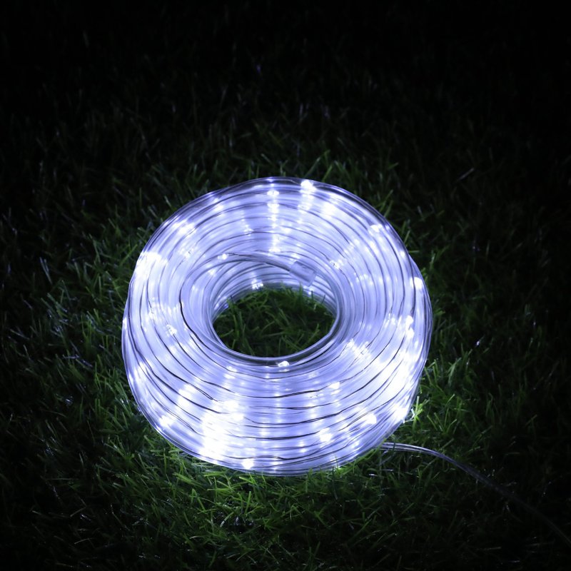 LED ソーラーチューブライトホースライトストリップクリスマス屋外防水ライトストリング中庭結婚式の装飾レインボーチューブ|undefined