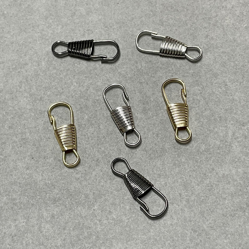金属製バッグ留め金具、開口式金具、2.5cm口金バッグチェーン留め金具、フラット金具、DIYバッグ留め金具、金具|undefined