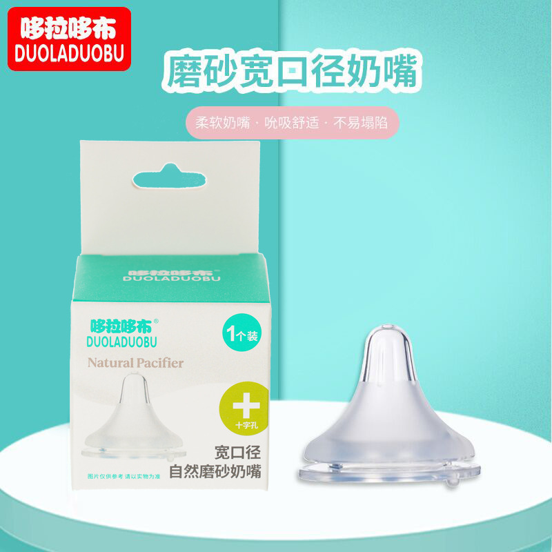ドラえもんのつや消しの広い口径の乳首の母乳の実感の乳首の赤ちゃんの哺乳瓶の部品のオプション番号6052卸売り|undefined