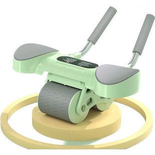 N5A Electric Smart Large-Screen Widened Abdominal Wheel Automatic Rebound Elbow Support Abdominal Muscle Training Tool Elbow Support Abdominal Wheel