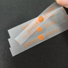 专业定做纺织服装织唛织标唛头半透明tpu水洗标pvc水洗标