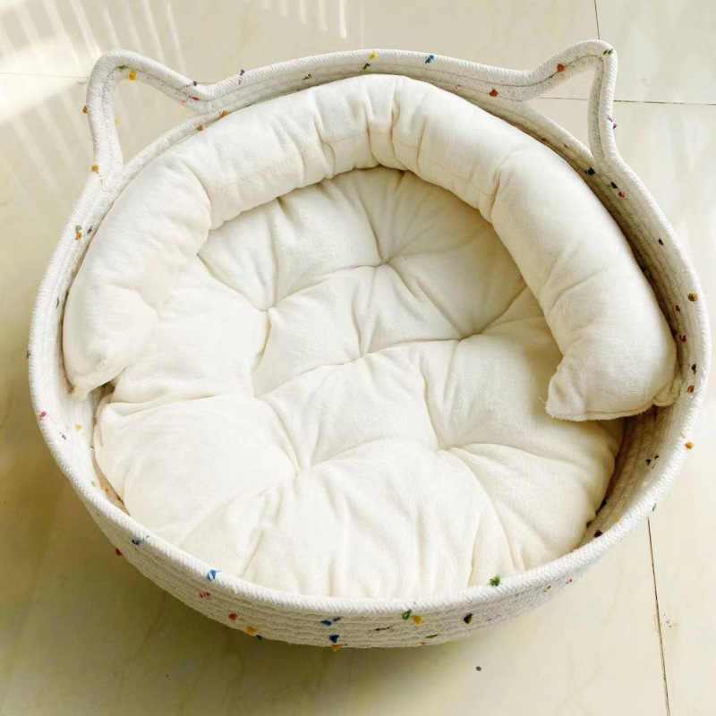 [인터넷 연예인 핫스타일] 컬러풀 도트 네스트 + 푹신한 쿠션 + 베개