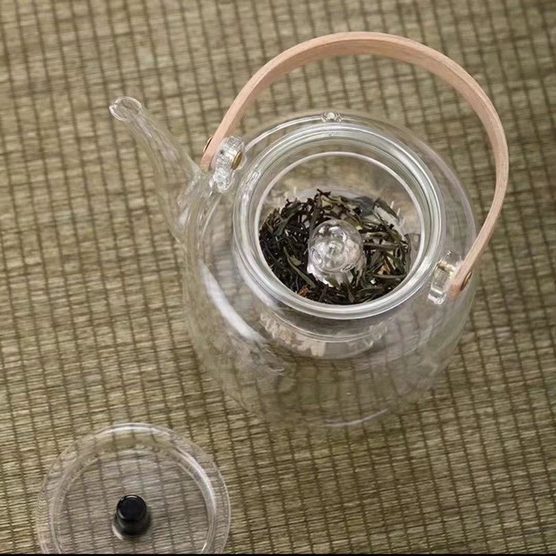 Tetera de vidrio caldera cuarta generación cocina integrada olla juego té traje cerámica eléctrica olla especial haz