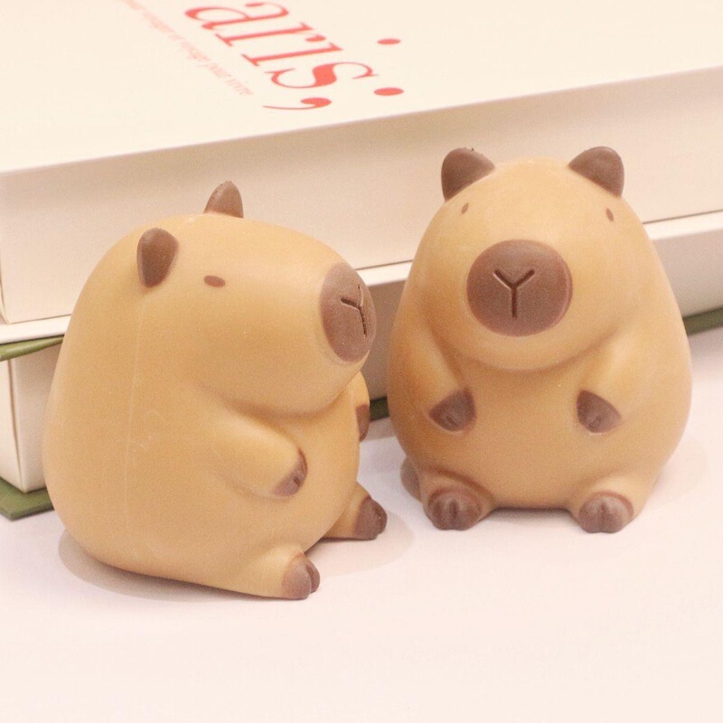 Trendy Capybara Squeeze Toy, Capybara Plush Stress Relief Toy Wholesale, Children's Realistic Small Toy Trendy Capybara Squeeze Toy, Capybara Plush Stress Relief Toy Wholesale, Children's Realistic Small Toy