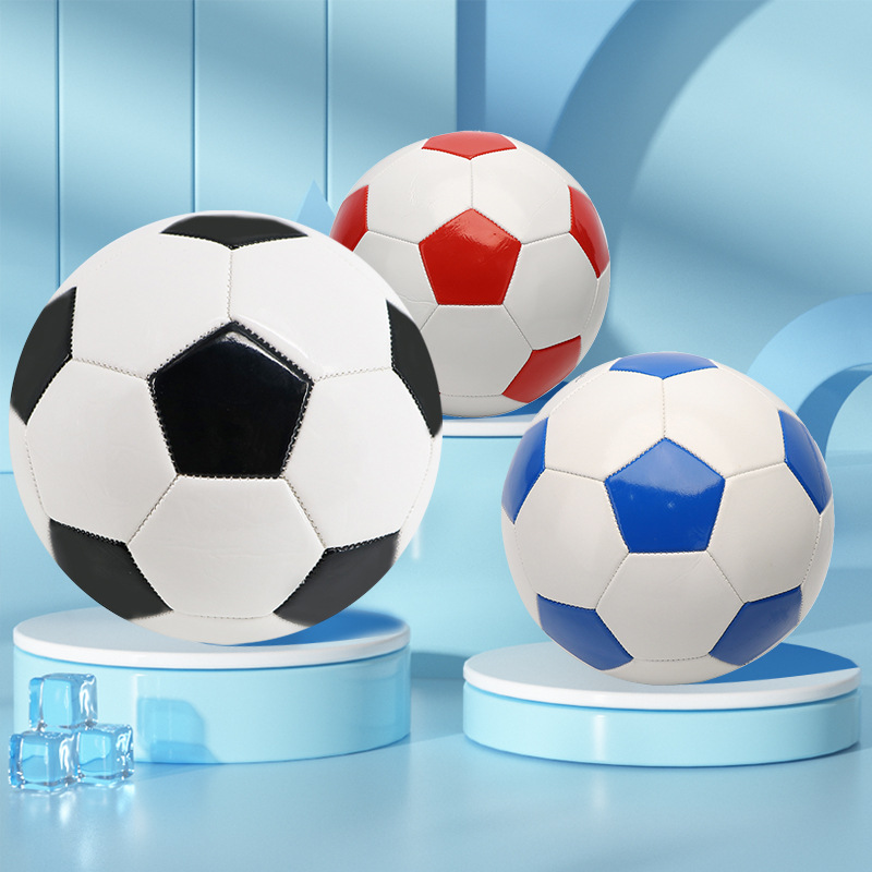 High School Entrance Examination Football No. 5 for Primary and Secondary School Students No. 4 for Kidsren No. 2 for Toddlers No. 3 Pu Thickeneded Explosion-Proof Adult Standard Ball