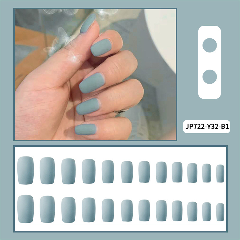 Carne esmerilado Ballet mate de uñas de ataúd desgaste de uñas pieza de uñas trapezoidal falso de uñas producto terminado suministro directo de fábrica