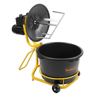 高效搅拌站可定时65L 900W便携电动可移动迷你搅拌机浆式搅拌桶