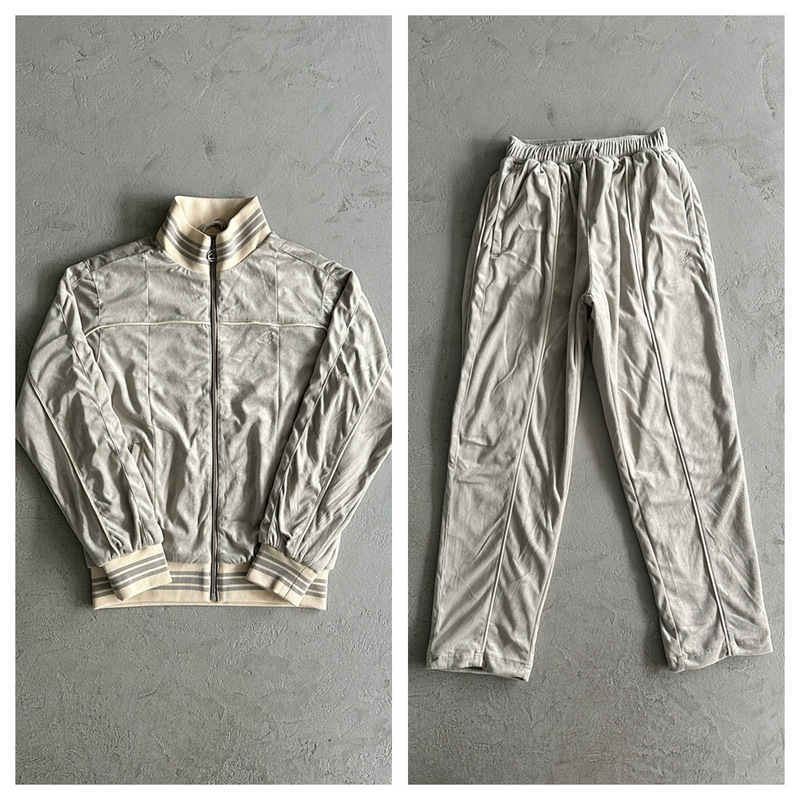 Corteiz suit gray velvet sportswear velour amg set-gray euro code XS-XXL Corteiz suit gray velvet sportswear velour amg set-gray euro code XS-XXL