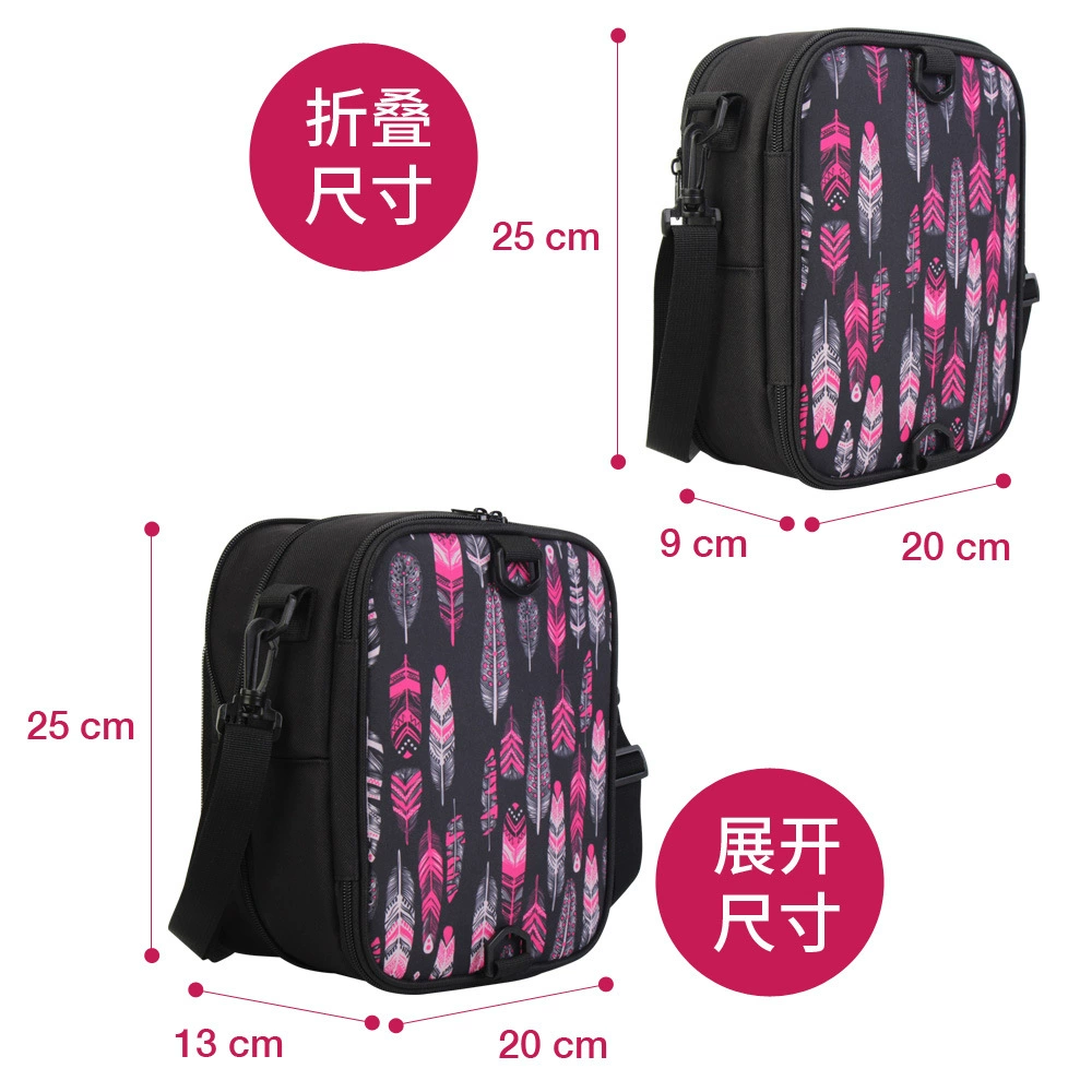 Capacious thermos, bag, handheld purse