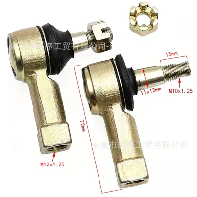 Atv Beach Vehicle Kart Accessories 200-250Cc Pull Rod Tapered Ball Joint M10 Steering Knuckle Swing Arm Ball Joint (Motorcycle frame) - positive-and-negative-tooth-ball-head