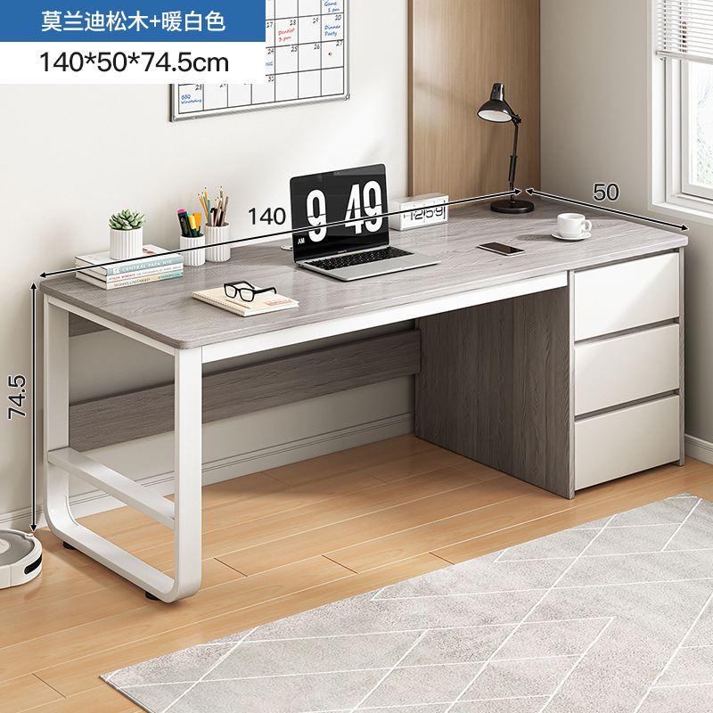 Escritorio Escritorio de computadora moderno simple Escritorio de oficina de escritorio Mesa de trabajo para cuatro personas