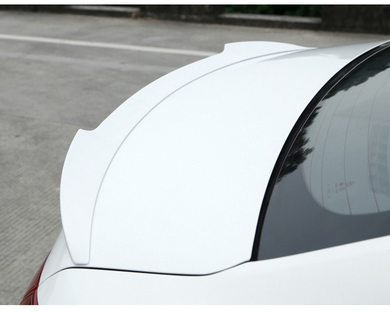 Mazda3 Angkesela tail wing modification, sedan-style fixed wing, sporty tail wing, Angkesela decoration, no drilling required