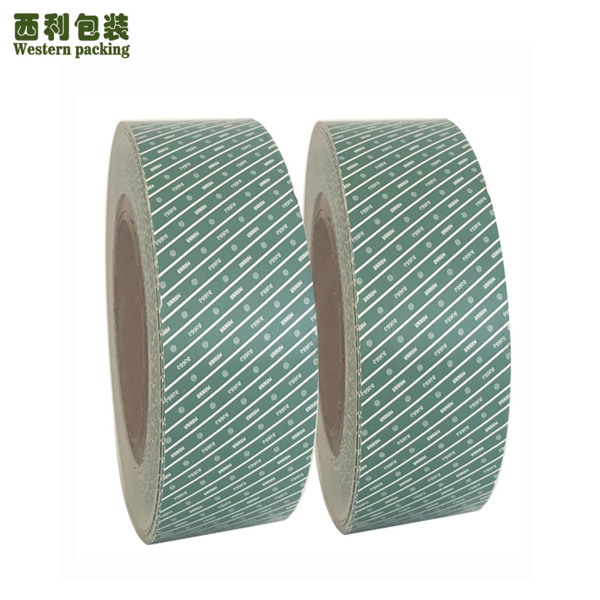 源头工厂热封型茶叶标签卷材滤纸茶叶吊牌卷材标签纸可定制印刷