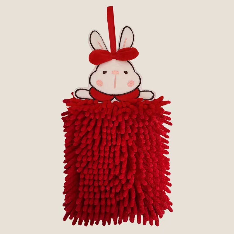 Can be hung chenille towel hand ball hand towel children hand towel embroidery hand cloth Can be hung chenille towel hand ball hand towel children hand towel embroidery hand cloth