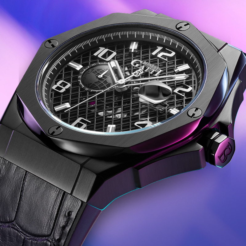 Bugatti Watch German Brand Fashion Multifunctional Men's Mechanical Watch Cross-border Supply AliExpress Hot Selling Explosions