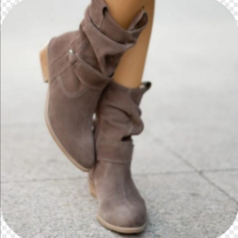 现货亚马逊秋冬季新品wish外贸款低跟40-43低跟绒面低筒女靴boots|undefined