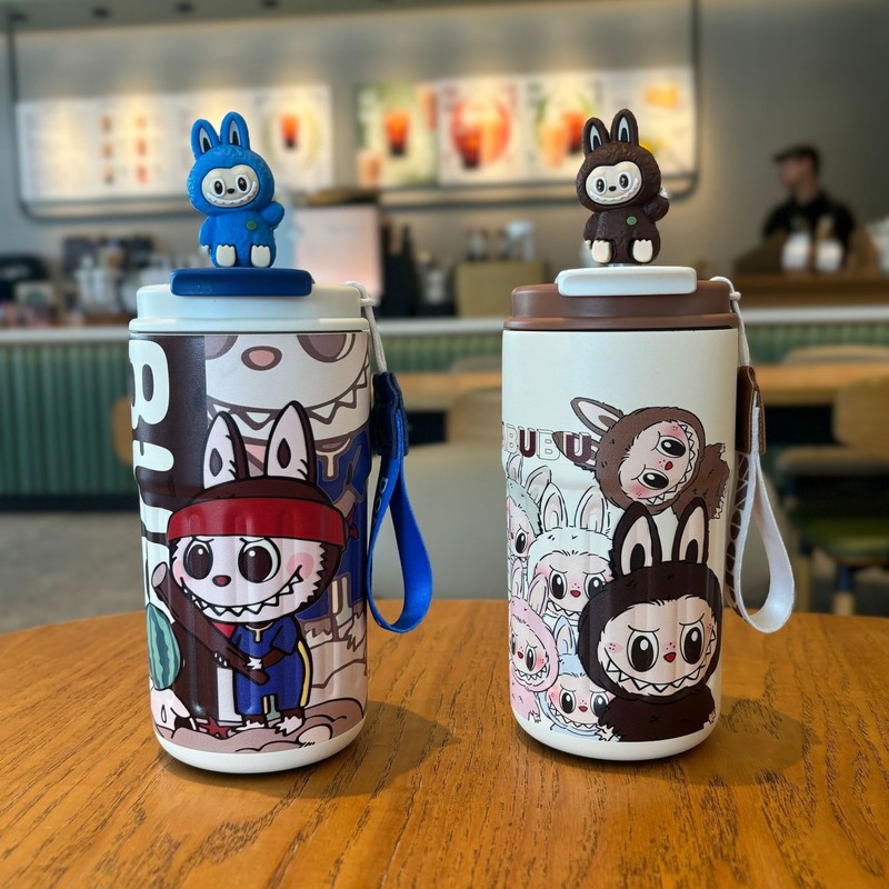 クロスボーダーコーヒーカップ漫画パターンマトラブブ人形カップ新シリーズウォーターカップストローカップ魔法瓶カップバッチ|undefined