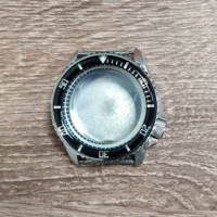 41.5MM нержавеющая сталь 3.8 положение черного внутреннего теневого резинового кольца стальной цветной корпус S заменитель SKX подходит для механизма NH35
